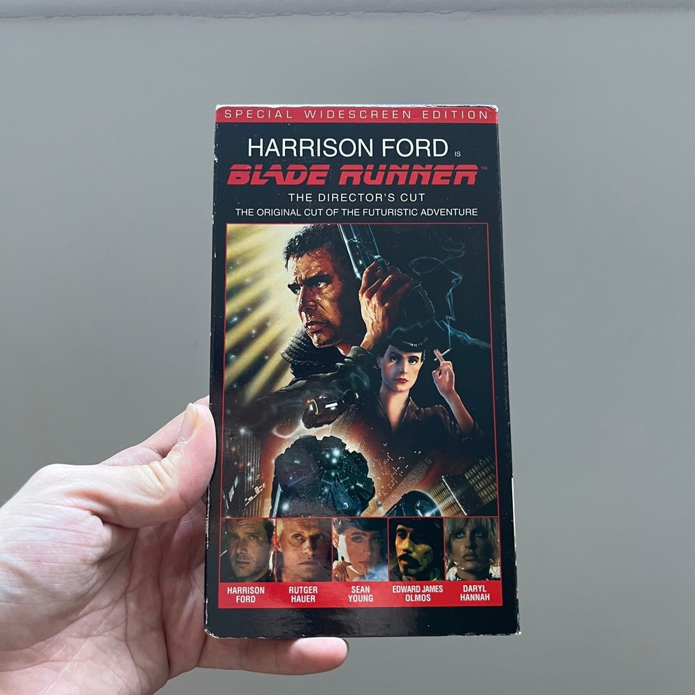 Blade Runner The Directors Cut VHS 1999 Special Widescreen Edition Harrison Ford